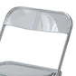 Industrial Design Plastic Folding Side Chair for Home Use Open Back Dining Side Chair Clearhalo ' kitchen&dining_furn' 'Dining Chairs' 'Dining Tables & Seating' 'dining_chair' 'furn' 'furn_dining_chair' 'Furniture' 'furniture_dining_chair' 'Kitchen & Dining Furniture' 'kitchen' 1200x1200_13273d82-8bf6-4482-a4f1-b609cd230c8a