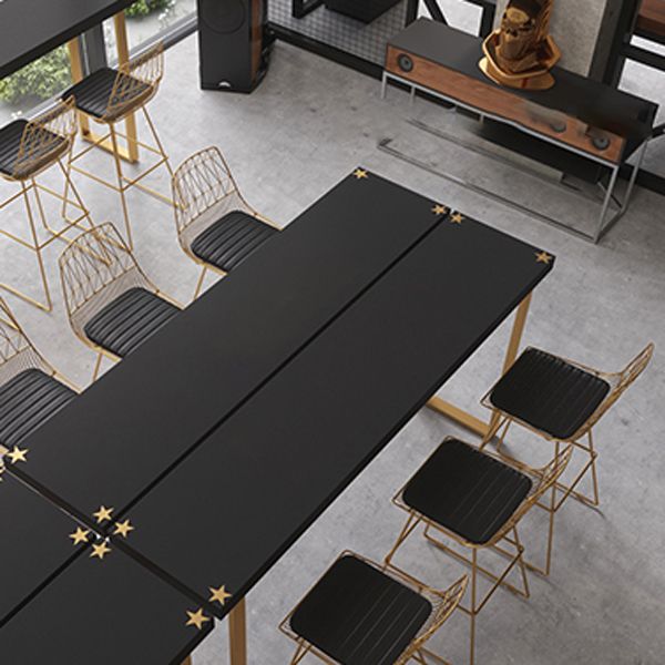 Contemporary Metal Barstool Bristol Bar Stool with Iron Legs and Low Back Clearhalo 'Bar Furniture' 'Bar Stools' 'bar_stools' 'furn' 'furn_bar_stools' 'furniture_bar_stools' 'Kitchen & Dining Furniture' 'kitchen&dining_furn' 'kitchen' 'kitchen_furn' Furniture' 1200x1200_1327cab7-2d90-4dab-bea7-d4b550b63f6f