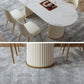Metal Modern Oval Dining Table White Sintered Stone Top Table with Double Pedestal Clearhalo ' dining_table' 'Dining Tables & Seating' 'Dining Tables' 'furn' 'furn_dining_table' 'Furniture' 'furniture_dining_table' 'Kitchen & Dining Furniture' 'kitchen&dining_furn' 'kitchen' 'kitchen_dining_table' 1200x1200_1327dc46-c3d2-48ea-a89b-99035769d5fc