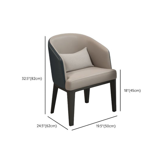 Silla de comedor casero tapizada de estilo moderno para el comedor