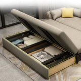 Convertible Contemporary Flared Arm Linen Sofa Bed with Storage in Brone Clearhalo 'furn' 'furn_sofas' 'Furniture' 'Living Room Furniture' 'Sofa' 'sofas' 1200x1200_132ad31d-2459-44d3-9268-5a526e9af265