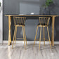 Traditional Luxury Bar Table Stone Rectangle Bar Table with Sled Base Clearhalo 'Bar Furniture' 'Bar Tables' 'bar_tables' 'furn' 'furn_bar_tables' 'Furniture' 'furniture_bar_tables' 'Kitchen & Dining Furniture' 1200x1200_132ad6c8-a819-454c-9557-0b7e3d9e2f30