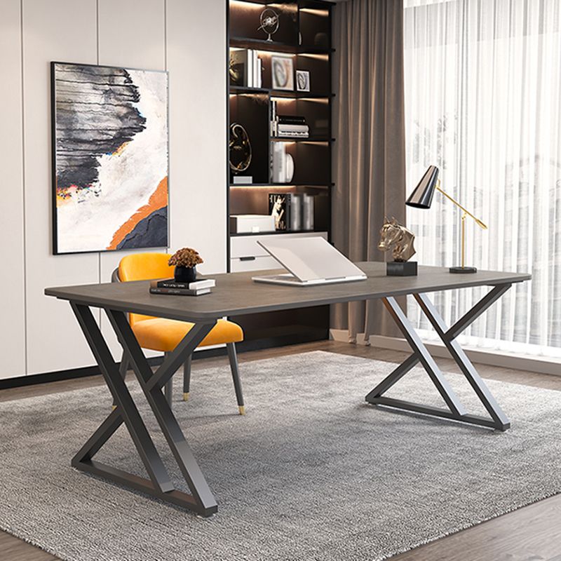 Escritorio de escritura rectangular industrial escritorio de oficina sinterizado para estudio