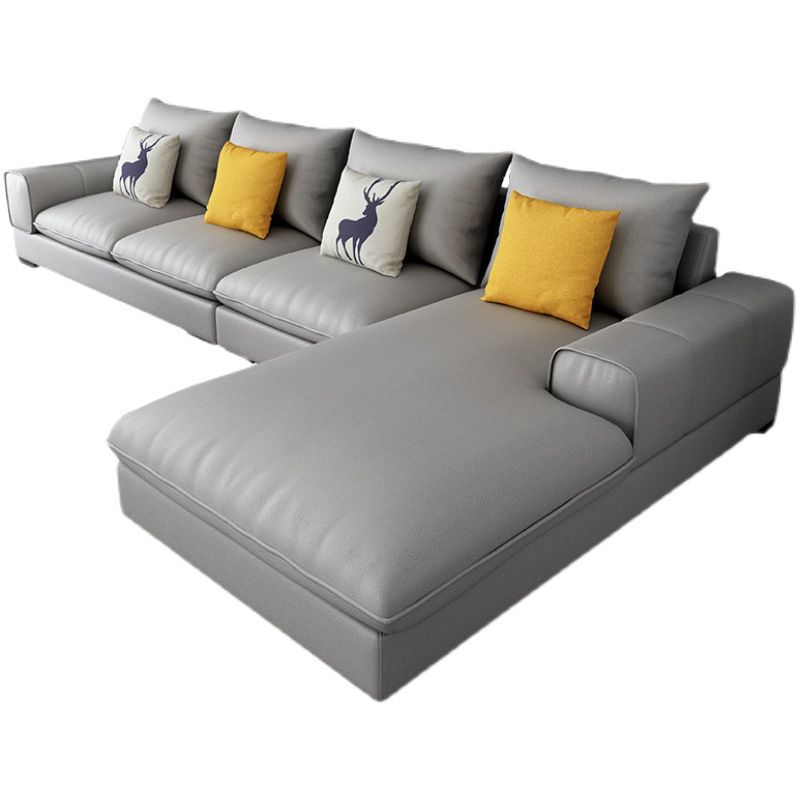 70"D Square Arms Sectionals with Removable Cushions for Living Room and Apartment Clearhalo 'furn' 'furn_sectionals' 'Furniture' 'furniture_sectionals' 'kitchen' 'kitchen_sectionals' 'Living Room Furniture' 'Sectionals' 1200x1200_132dd47c-29d0-42bb-b52b-74ef9d654661