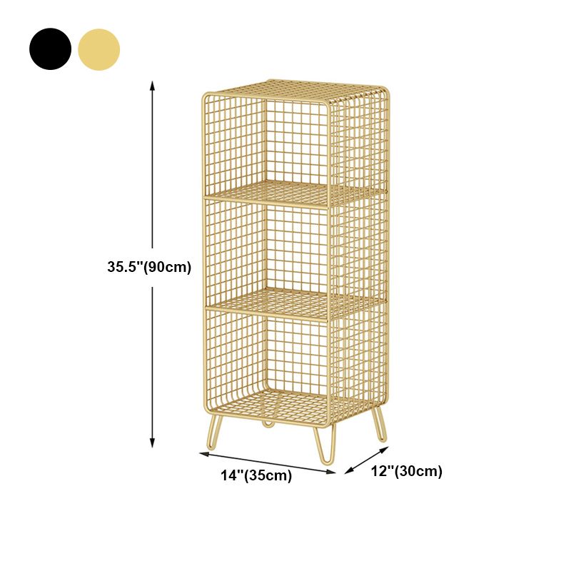 Modern Style Standard Bookcase Metal Closed Back Bookshelf for Home Clearhalo 'Bookcases' 'furn' 'furn_bookcases' 'Furniture' 'furniture_bookcases' 'Office Furniture' 1200x1200_132e3553-264e-4e97-beba-d30a26cf0057