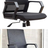 Modern & Contemporary Arm Chair Microfiber Black High Back Chair Clearhalo 'furn' 'furn_office_chair' 'Furniture' 'Office Chairs' 'Office Furniture' 'office_chair' 1200x1200_132ea349-4e62-482d-99c8-1574ff3b03d7