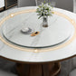Sintered Stone Dining Table Round Dinner Table with Rubberwood Base for Dining Room Clearhalo 'Dining Tables & Seating' 'Dining Tables' 'dining_table' 'furn' 'furn_dining_table' 'Furniture' 'Kitchen & Dining Furniture' 1200x1200_132f33c5-c046-4dcb-bf15-94783fece39b