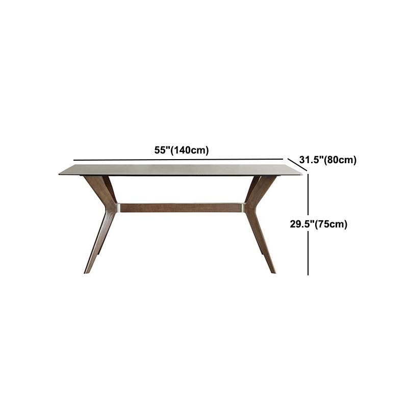 Set da pranzo moderno per la casa, tavolo da pranzo rettangolare da 1/4/5/7 pezzi