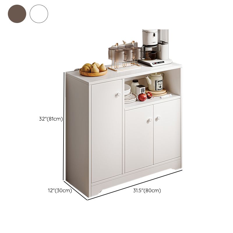 Contemporary Style Server Engineered Wood Side Board for Living Room Clearhalo 'buffet_sideboard' 'Buffets & Sideboards' 'furn' 'furn_buffet_sideboard' 'Furniture' 'Kitchen & Dining Furniture' 1200x1200_1330286c-f0ec-4116-9ac1-864ecd5e1d6a