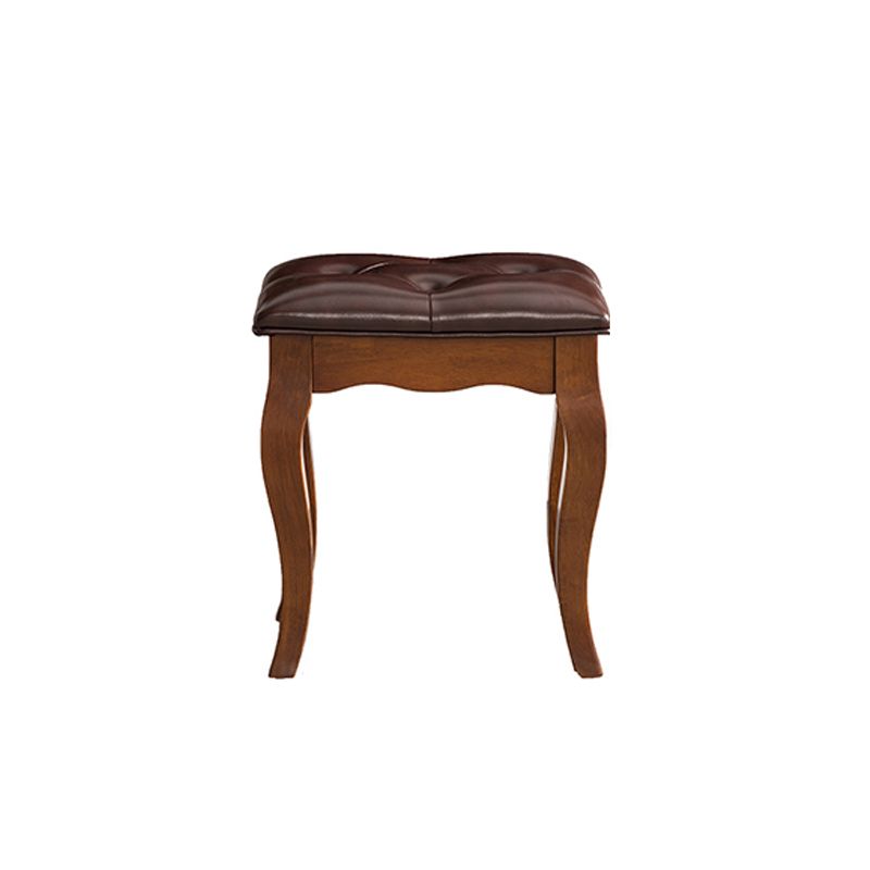 Traditions Rubberwood Vanity Set with Mirror 18.11" Wide Brown Vanity Clearhalo 'Bedroom Furniture' 'furn' 'furn_makeup_vanities' 'Furniture' 'Makeup Vanities' 'makeup_vanities' 1200x1200_1336f82b-9758-4759-8ab3-bdc60b46b12d