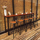 Industrial Rectangle Bar Table Pine Solid Wood Fixed Bar Dining Table Clearhalo 'Bar Furniture' 'Bar Tables' 'bar_tables' 'furn' 'furn_bar_tables' 'Furniture' 'Kitchen & Dining Furniture' 1200x1200_133c8e7d-182a-417e-905b-fa1efa3048ef