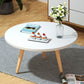 Contemporary Style Coffee Table Wooden 4 Legs Coffee Cocktail Table