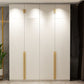 Contemporary Wooden Wardrobe White Color Soft Close Door Wardrobe Closet with 1-Door