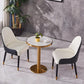 Glam Dining Set Stone 1/3/4 Pieces Dining Round Furniture for Home Clearhalo 'Dining Room Sets' 'Dining Tables & Seating' 'dining_room_set' 'furn' 'furn_dining_room_set' 'Furniture' 'Kitchen & Dining Furniture' 1200x1200_133d4cc3-8145-4f5a-9e68-0267fadf964d
