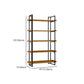 Metal Etagere Bookcase Contemporary Open Back Book Shelf for Home Office Clearhalo 'Bookcases' 'furn' 'furn_bookcases' 'Furniture' 'furniture_bookcases' 'Office Furniture' 1200x1200_133f9d69-8bcf-4c79-8b88-0c3359cc9cd9
