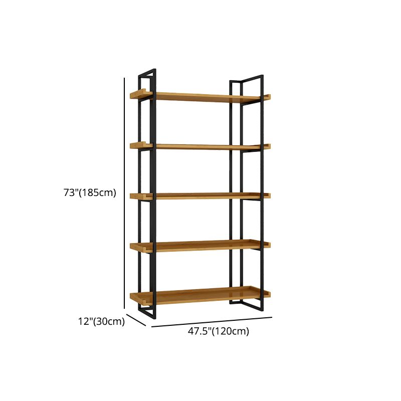 Metal Etagere Bookcase Contemporary Open Back Book Shelf for Home Office Clearhalo 'Bookcases' 'furn' 'furn_bookcases' 'Furniture' 'furniture_bookcases' 'Office Furniture' 1200x1200_133f9d69-8bcf-4c79-8b88-0c3359cc9cd9