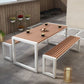 Modern 1/3/5 Pieces Dining Set Rectangle Wood Dining Table for Dining Room Clearhalo 'Dining Room Sets' 'Dining Tables & Seating' 'dining_room_set' 'furn' 'furn_dining_room_set' 'Furniture' 'Kitchen & Dining Furniture' 1200x1200_13438354-fd2d-4a7d-a914-92e4db0e34e2