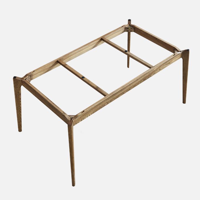 Mid-Century Modern Rectangle Dining Table Grey Sintered Stone Table with 4 Ash Solid Wood Legs Clearhalo ' dining_table' 'Dining Tables & Seating' 'Dining Tables' 'furn' 'furn_dining_table' 'Furniture' 'furniture_dining_table' 'Kitchen & Dining Furniture' 'kitchen&dining_furn' 'kitchen' 'kitchen_dining_table' 1200x1200_1346a2f8-99e5-4027-a122-0acb067ad8a8