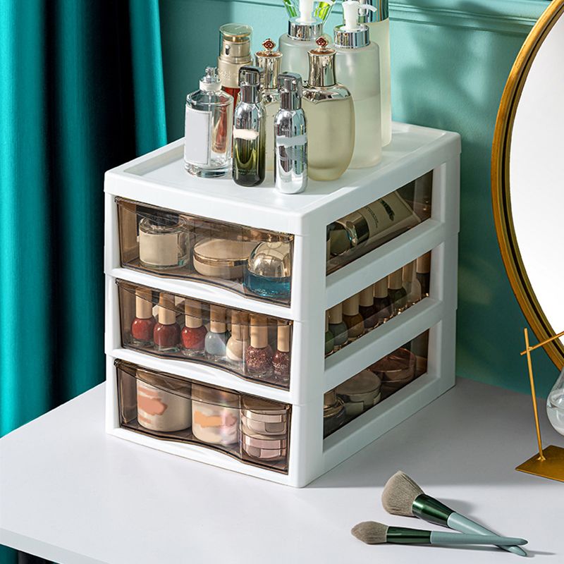 Mobile moderno per file acrilico in plastica in plastica mobile in acrilico con ruote