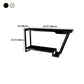 Rectangle Stone Top Bar Dining Table Traditional Luxury Bar Table with Trestle Base Clearhalo 'Bar Furniture' 'Bar Tables' 'bar_tables' 'furn' 'furn_bar_tables' 'Furniture' 'furniture_bar_tables' 'Kitchen & Dining Furniture' 1200x1200_134a4ee9-dace-4e92-86c9-46bce08e093d