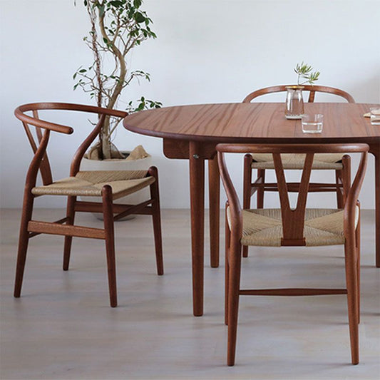 Contemporary Wood Dining Room Chair Wicker Single Dining Chair for Home Use Clearhalo ' kitchen&dining_furn' 'Dining Chairs' 'Dining Tables & Seating' 'dining_chair' 'furn' 'furn_dining_chair' 'Furniture' 'furniture_dining_chair' 'Kitchen & Dining Furniture' 'kitchen' 1200x1200_134b269c-a1ba-4364-9790-9e2508b28ec2