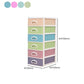 Modern Cabinet Plastic Drawers Filing Cabinet for Home Office