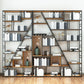 9.84"W 78.74"H Bookcase Industrial Style Open Back Bookcase for Study Room Home Office Clearhalo 'Bookcases' 'furn' 'furn_bookcases' 'Furniture' 'furniture_bookcases' 'kitchen' 'kitchen_bookcases' 'Living Room Furniture' 'Office Furniture' 1200x1200_134e2884-692b-432d-8d52-38ffb201d7bc
