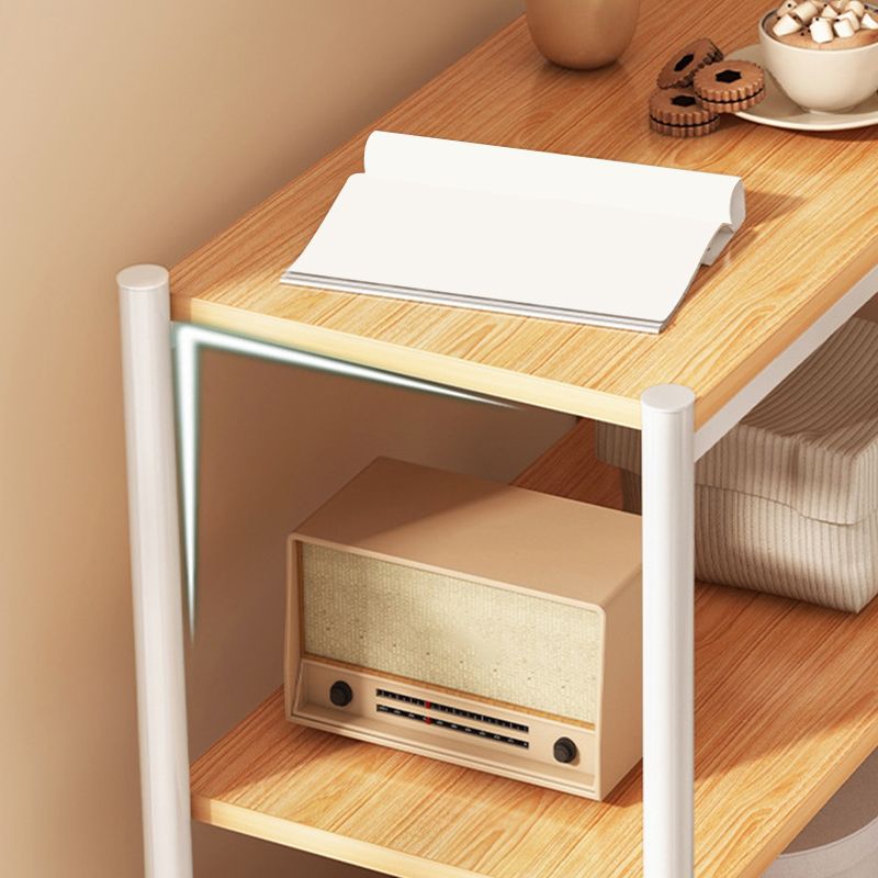 3-Shelf Bookcase Wooden and Metal Shelf Bookcase for Home Office Clearhalo 'Bookcases' 'furn' 'furn_bookcases' 'Furniture' 'Office Furniture' 1200x1200_134e3274-8c26-45ac-a9c1-9a5f0a19570b
