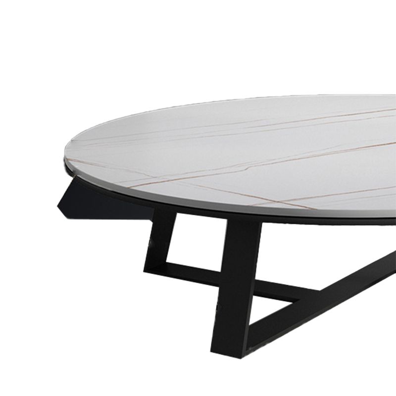 Tavolino da caffè a base di base glam ellittica tavolo da cocktail top