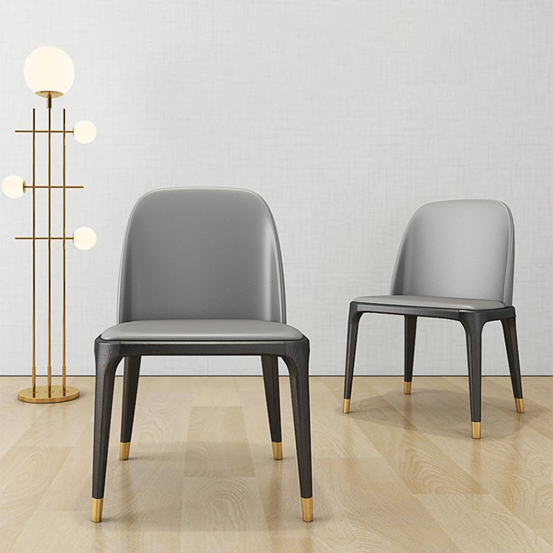 Industrial Dining Accent Chair Upholstered Indoor Chair in Gray Clearhalo 'Dining Chairs' 'Dining Tables & Seating' 'dining_chair' 'furn' 'furn_dining_chair' 'Furniture' 'Kitchen & Dining Furniture' 1200x1200_1352be73-e631-4c69-a313-7f6427e2b8c3