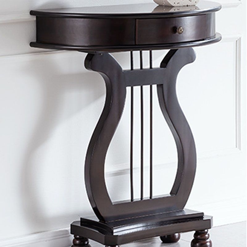 Table de canapé de la console de bouleau moderne du milieu du siècle avec tiroir pour hall