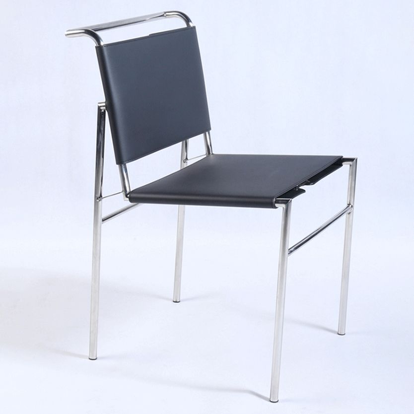 Contemporary Style Side Chair Metal Open Back Dining Room Chair for Indoor Clearhalo 'Dining Chairs' 'Dining Tables & Seating' 'dining_chair' 'furn' 'furn_dining_chair' 'Furniture' 'Kitchen & Dining Furniture' 1200x1200_13598039-4884-43c0-9ae8-ff056844a109