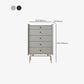 Contemporary Horizontal Double Dresser Black/Gray Dresser with Storage for Home Clearhalo 'Bedroom Furniture' 'Dressers & Chests' 'dressers_chests' 'furn' 'furn_dressers_chests' 'Furniture' 1200x1200_135a6ba9-6293-4b24-ab7d-2c0c8a330bd2