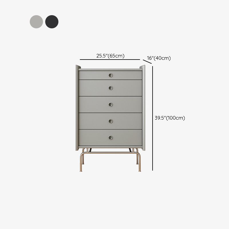 Contemporary Horizontal Double Dresser Black/Gray Dresser with Storage for Home Clearhalo 'Bedroom Furniture' 'Dressers & Chests' 'dressers_chests' 'furn' 'furn_dressers_chests' 'Furniture' 1200x1200_135a6ba9-6293-4b24-ab7d-2c0c8a330bd2