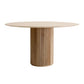 Round Shape Modern Dining Table Wood Color Fixed Table with Solid Wood Clearhalo 'Dining Tables & Seating' 'Dining Tables' 'dining_table' 'furn' 'furn_dining_table' 'Furniture' 'furniture_dining_table' 'Kitchen & Dining Furniture' 'kitchen' 'kitchen_dining_table' 1200x1200_135d9102-e982-4d56-8d54-f9ee700e5027