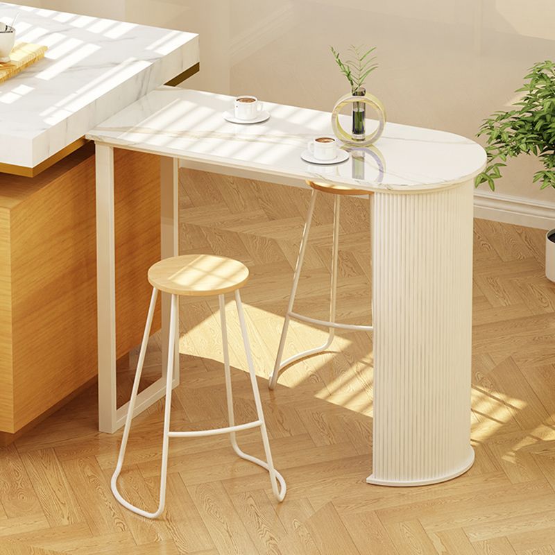 Modern Stone Counter Table 1/3 Pieces Bar Table Set for Kitchen Clearhalo 'Bar Furniture' 'furn' 'furn_home_bar_bar_sets' 'Furniture' 'Home Bars & Bar Sets' 'home_bar_bar_sets' 'Kitchen & Dining Furniture' 1200x1200_135dad72-e575-4223-83d0-d62cc745ce86