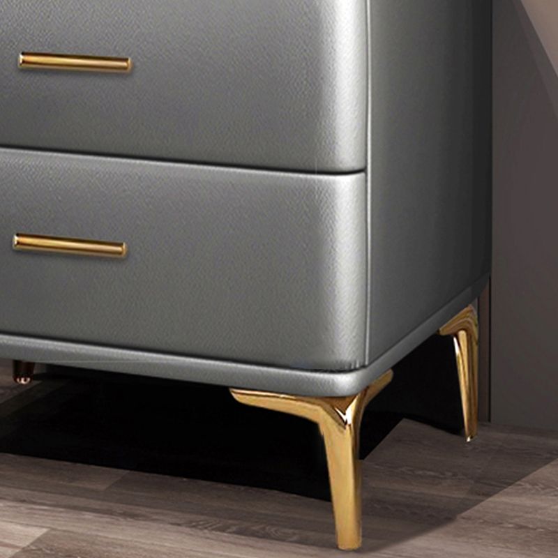 Modernidad de almacenamiento de cajones de madera maciza 2 Cajas de cajones de la cama de cajones