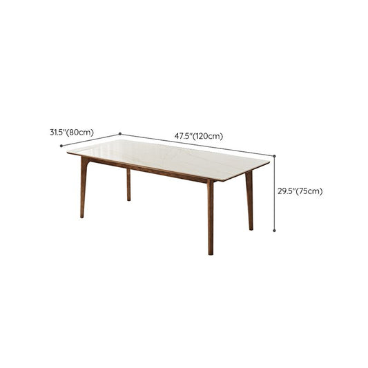 1/4/6/7/9 PCS Muebles de mesa de comedor de altura estándar de piedra de estilo moderno