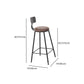Modern Style Bar Chair with Low Back Footrest Round Seat Iron Legs for Kitchen Bar Clearhalo 'Bar Furniture' 'Bar Stools' 'bar_stools' 'furn' 'furn_bar_stools' 'furniture_bar_stools' 'Kitchen & Dining Furniture' 'kitchen&dining_furn' 'kitchen' 'kitchen_furn' Furniture' 1200x1200_135f8839-6dfc-44e8-9027-91ba0a065acf