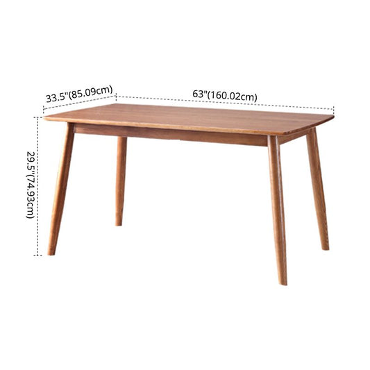 Modern Wood Table Set for 4/6 with Rectangle Table Dining Set for Restaurant Clearhalo 'Dining Room Sets' 'Dining Tables & Seating' 'dining_room_set' 'furn' 'furn_dining_room_set' 'Furniture' 'furniture_dining_room_set' 'Kitchen & Dining Furniture' 'kitchen&dining_furn' 'kitchen' 1200x1200_1361bd2a-cba5-48e5-b933-8996ed7e742a