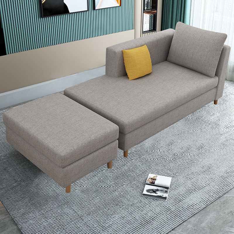 Solid Color Chaise Lounge Chair Square Arm Chaise for Bedroom Clearhalo 'Chairs & Seating' 'Chaise Lounge' 'chaise_lounge' 'furn' 'furn_chaise_lounge' 'Furniture' 'Living Room Furniture' 1200x1200_1363fe70-3f93-4632-8081-a94c8f5e39d9