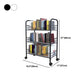 Industrial Metal Geometric Bookcase Open Back Bookcase with Wheels Clearhalo 'Bookcases' 'furn' 'furn_bookcases' 'Furniture' 'Office Furniture' 1200x1200_1364ca5d-d1ec-4deb-a377-da1e1f8450a8