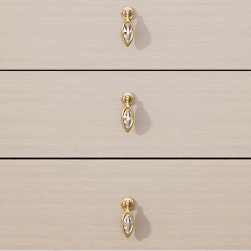 Porte di vetro contemporanea Sideboard a buffet bianco scheda laterale