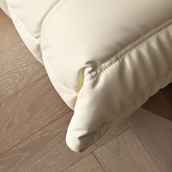 Armless Sofa Sewn Pillow Back Contemporary Sofa for Living Room Clearhalo 'furn' 'furn_sofas' 'Furniture' 'Living Room Furniture' 'Sofa' 'sofas' 1200x1200_13664764-5969-4df5-8084-044a044fc78b