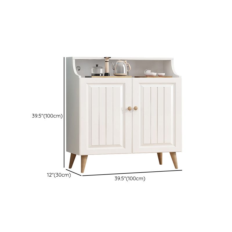 Contemporary Style Wood Adjustable Shelving Buffet Sideboard with Cabinets Clearhalo 'buffet_sideboard' 'Buffets & Sideboards' 'furn' 'furn_buffet_sideboard' 'Furniture' 'Kitchen & Dining Furniture' 1200x1200_136b6c74-3aef-4b78-87c0-86c6c13aa745