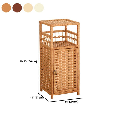 Moderner Stil am Nachttisch Rattan Material Multi - Color Choice 4 Beine Nachttisch