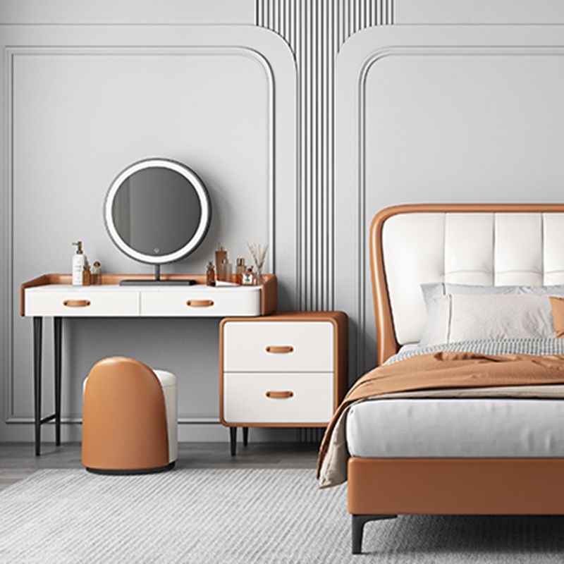 Tavolo da toeletta in legno in legno in legno massiccio in legno in legno massiccio in pietra con cassetti