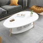Contemporary Wooden Coffee Table 4 Legs Cocktail Table with Shelf Clearhalo 'Coffee & Accent Tables' 'Coffee Tables' 'coffee_tables' 'furn' 'furn_coffee_tables' 'Furniture' 'Living Room Furniture' 1200x1200_136fd5a1-2d55-45f1-b09a-cbc77f076d30