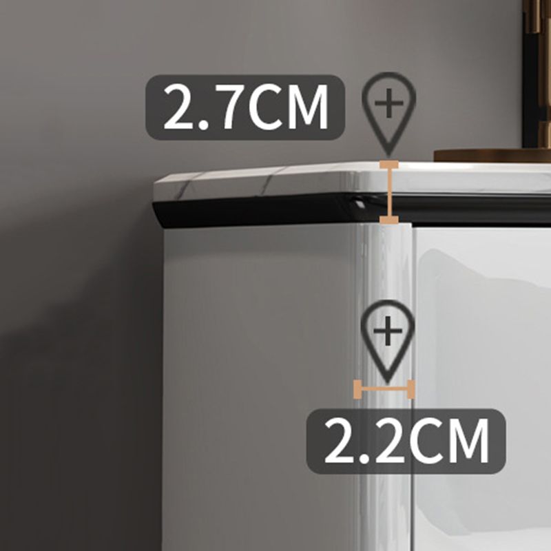 Contemporary Stone Chest Bedroom Storage Chest in White with Drawers Clearhalo 'Bedroom Furniture' 'Dressers & Chests' 'dressers_chests' 'furn' 'furn_dressers_chests' 'Furniture' 1200x1200_13707084-1800-44a8-8433-8565567dc6c9