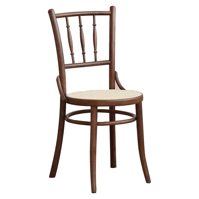 Traditional Birch Slat Back Side Chair Matte Finish Wood Dining Chair Clearhalo 'Dining Chairs' 'Dining Tables & Seating' 'dining_chair' 'furn' 'furn_dining_chair' 'Furniture' 'furniture_dining_chair' 'Kitchen & Dining Furniture' 1200x1200_1370e07d-0402-439a-b914-28515f4dda75